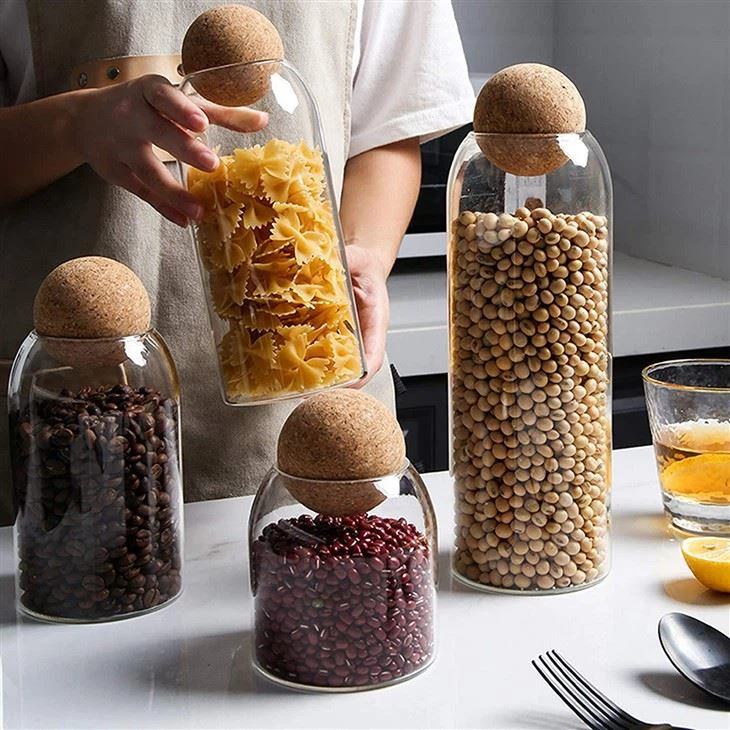 Cork Ball Lid Jar